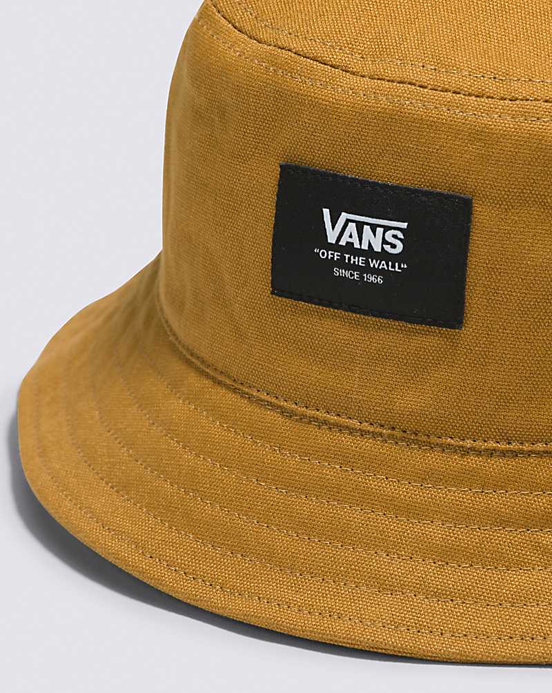 Vans Patch Bucket Men Hats Gold Brown | UU1-9487