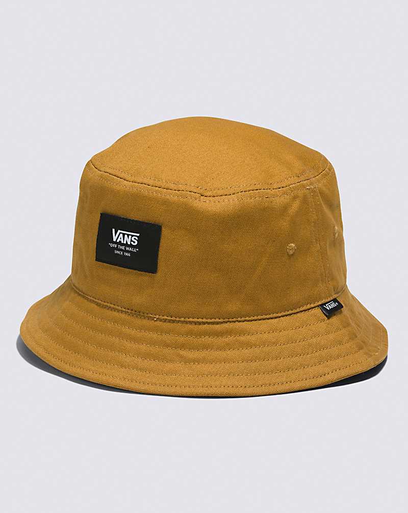 Vans Patch Bucket Men Hats Gold Brown | UU1-9487