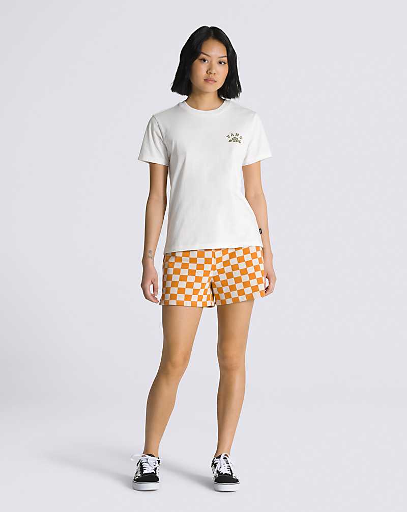 Vans Peake Crew Women T Shirts White | TV1-7553