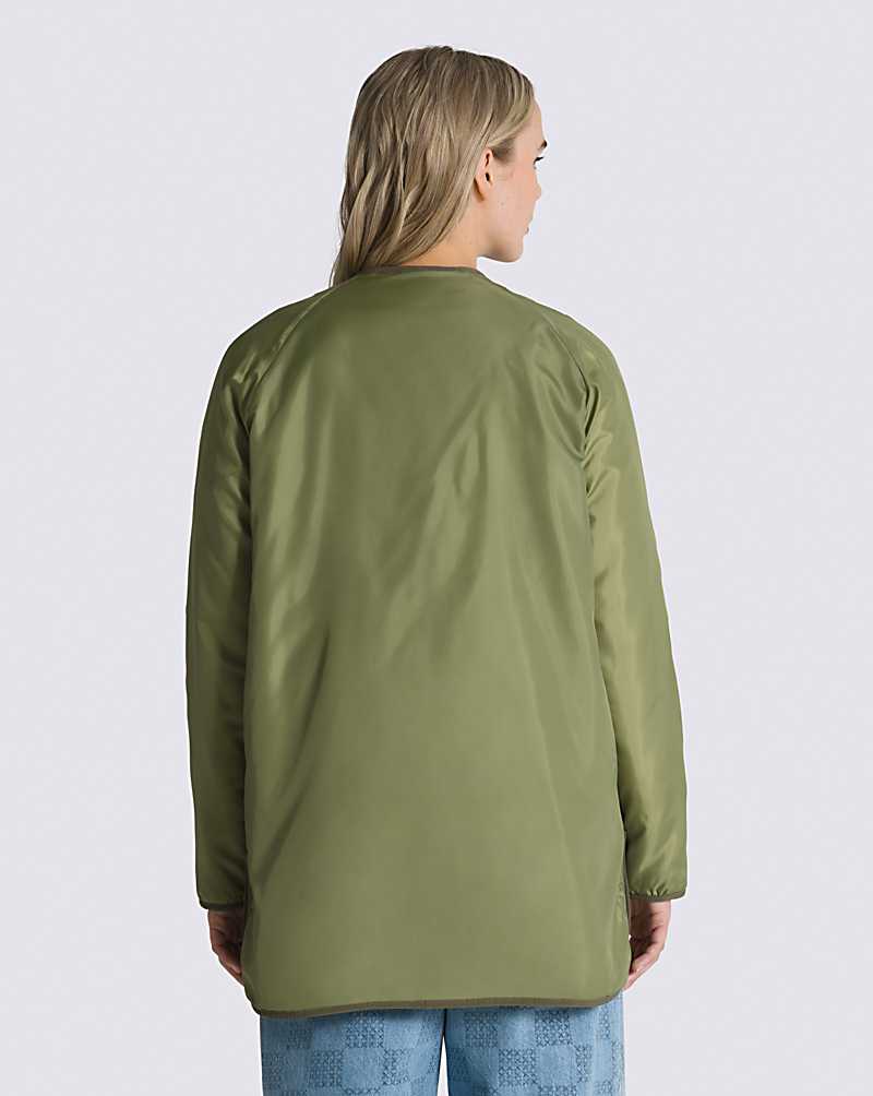 Vans Peake Quilted Liner Women Coats Green | XX1-1964