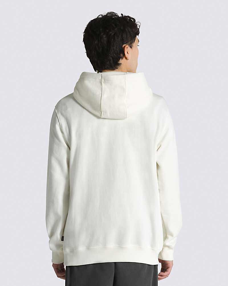 Vans Pool Hall Pullover Men Hoodie White | LK1-0497