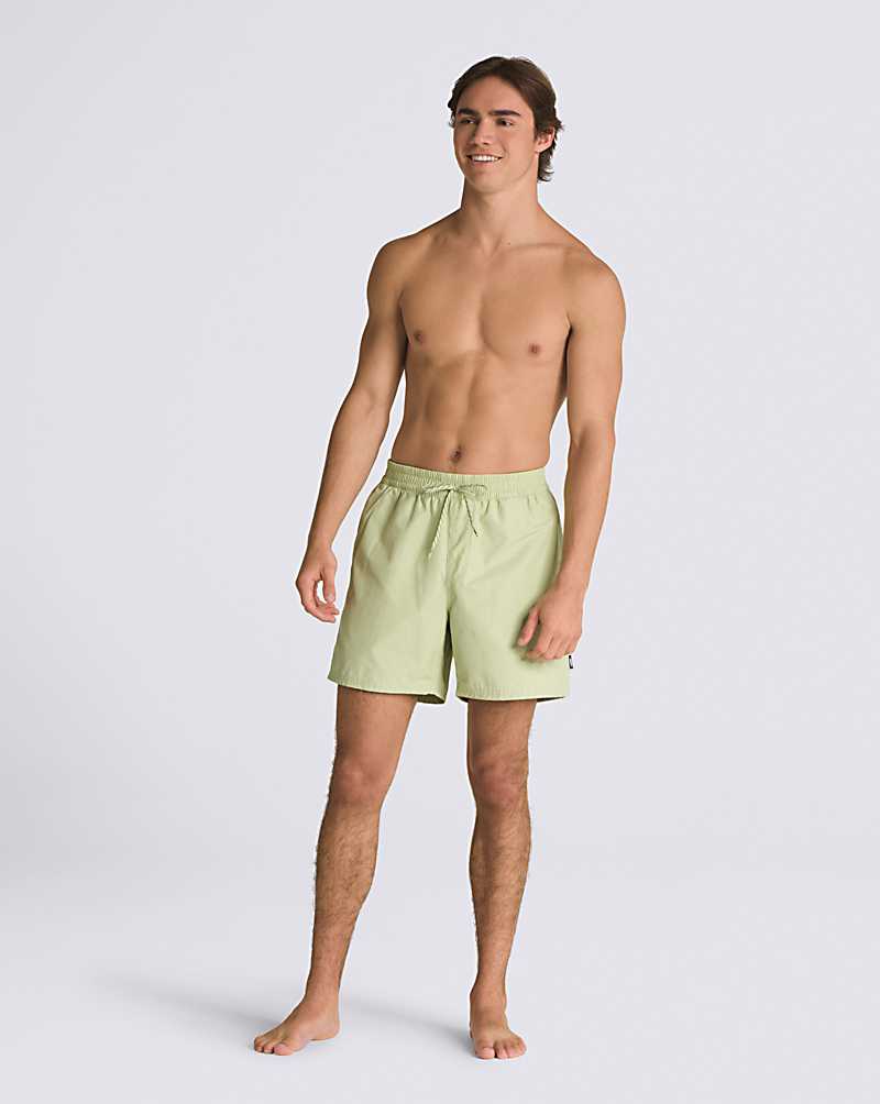 Vans Primary Solid 17'' Elastic Men Boardshorts Light Green | PR1-7068