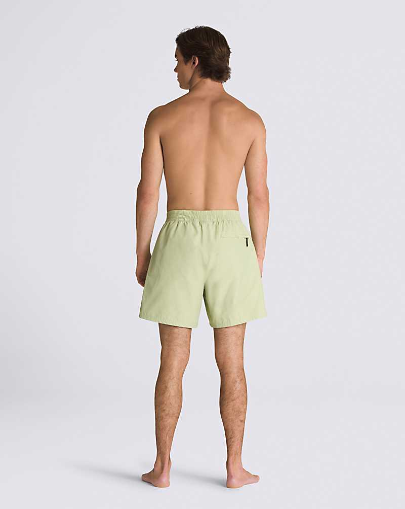 Vans Primary Solid 17'' Elastic Men Boardshorts Light Green | PR1-7068