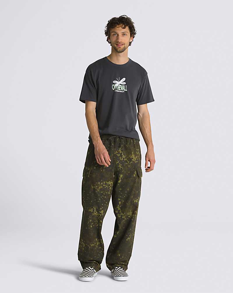 Vans Range Cargo Baggy Tapered Elastic Men Pants Green / Green | OY1-7432