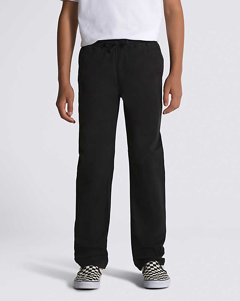 Vans Range Elastic Waist Kids' Pants Black | XQ1-7977