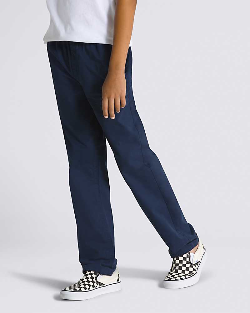 Vans Range Elastic Waist Kids' Pants Blue | HV1-2829