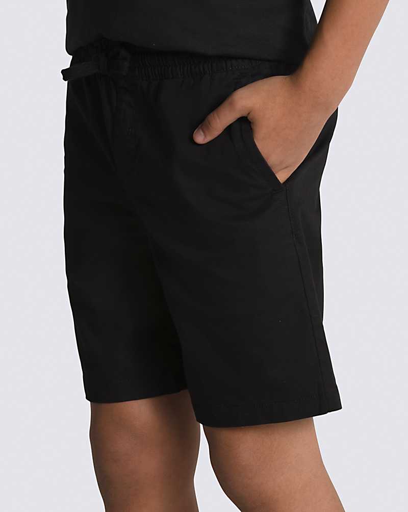 Vans Range Elastic Waist Kids' Shorts Black | DT1-9181