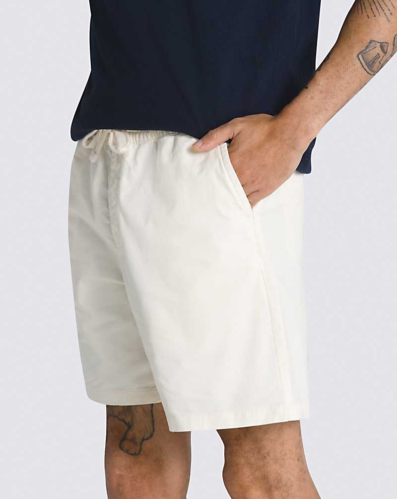 Vans Range Relaxed Elastic 18'' Men Shorts White | DQ1-5924