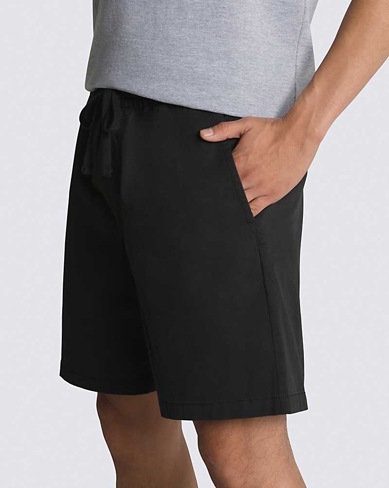 Vans Range Relaxed Elastic Men Shorts Black | MX1-5032