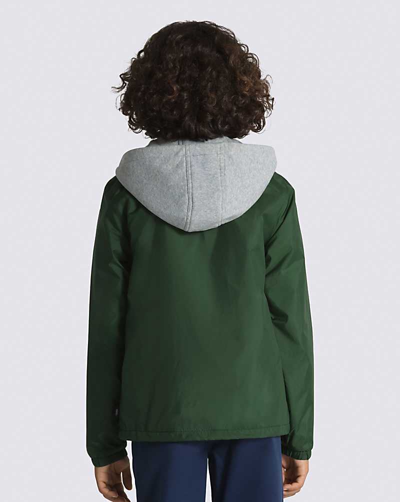 Vans Riley Jacket Kids' Jackets Green | PK1-6391