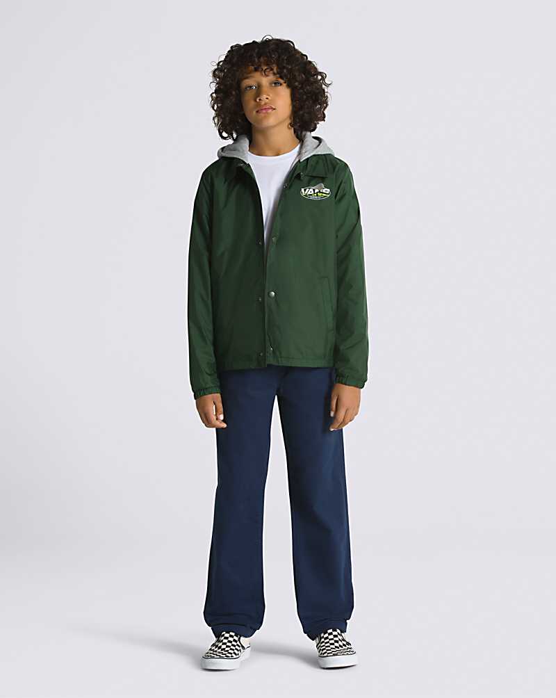 Vans Riley Jacket Kids' Jackets Green | PK1-6391