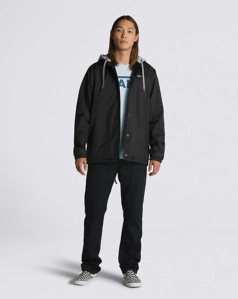 Vans Riley Jacket Men Jackets Black | DR1-3179