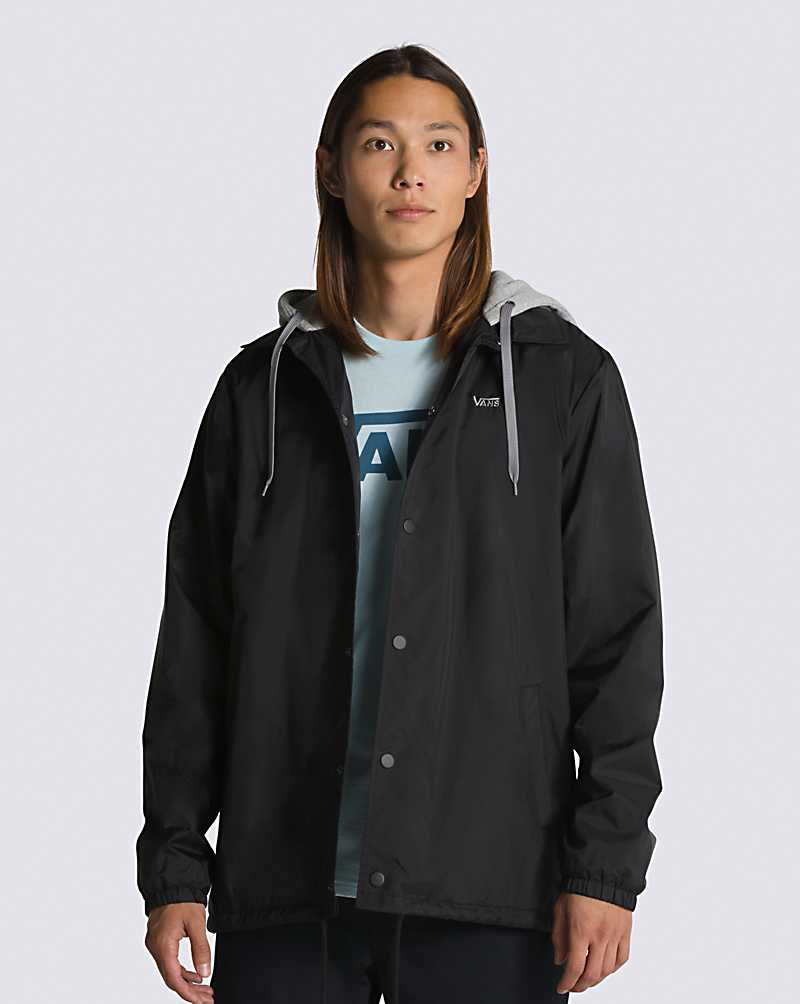 Vans Riley Jacket Men Jackets Black | DR1-3179