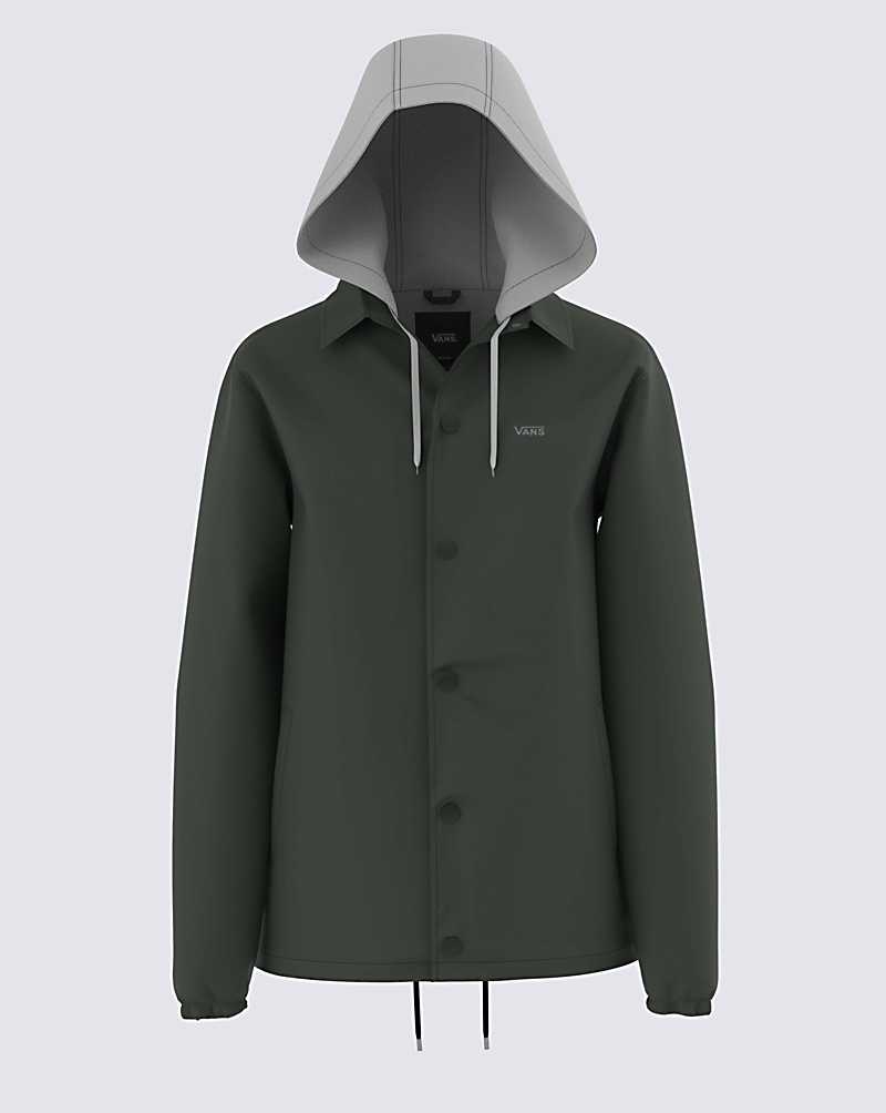 Vans Riley Jacket Men Jackets Deep Green | KO1-9821