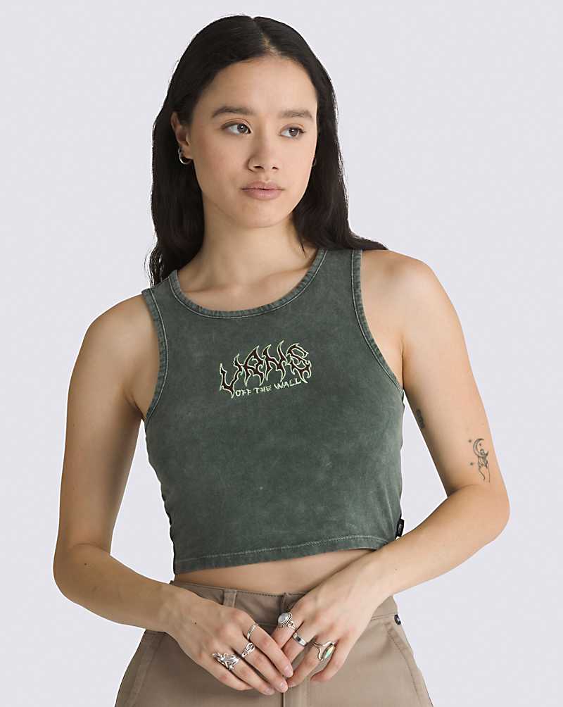 Vans Ritual Women Tanks Deep Green | SA1-3067