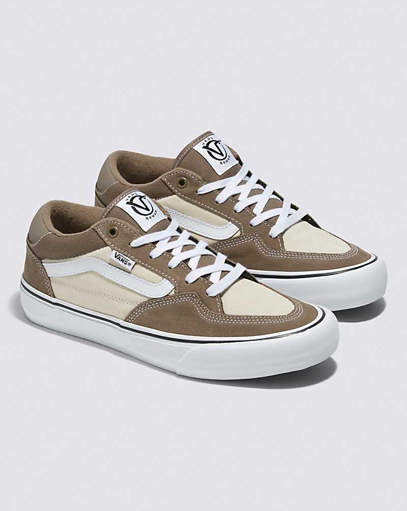 Vans Rowan Shoe Men Skate Shoes Beige / Olive | OE1-7712