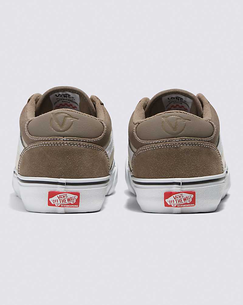 Vans Rowan Shoe Men Skate Shoes Beige / Olive | OE1-7712