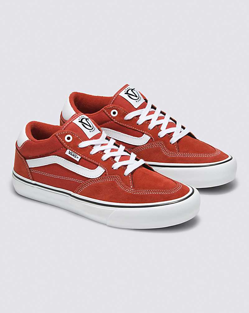 Vans Rowan Shoe Men Skate Shoes Red / White | JB1-5933