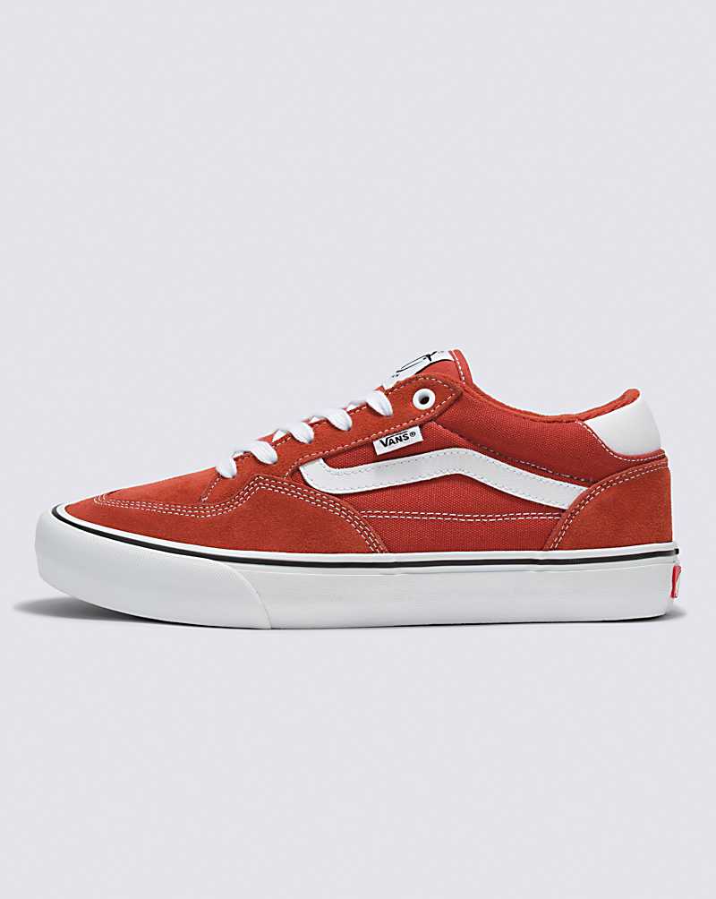 Vans Rowan Shoe Men Skate Shoes Red / White | JB1-5933