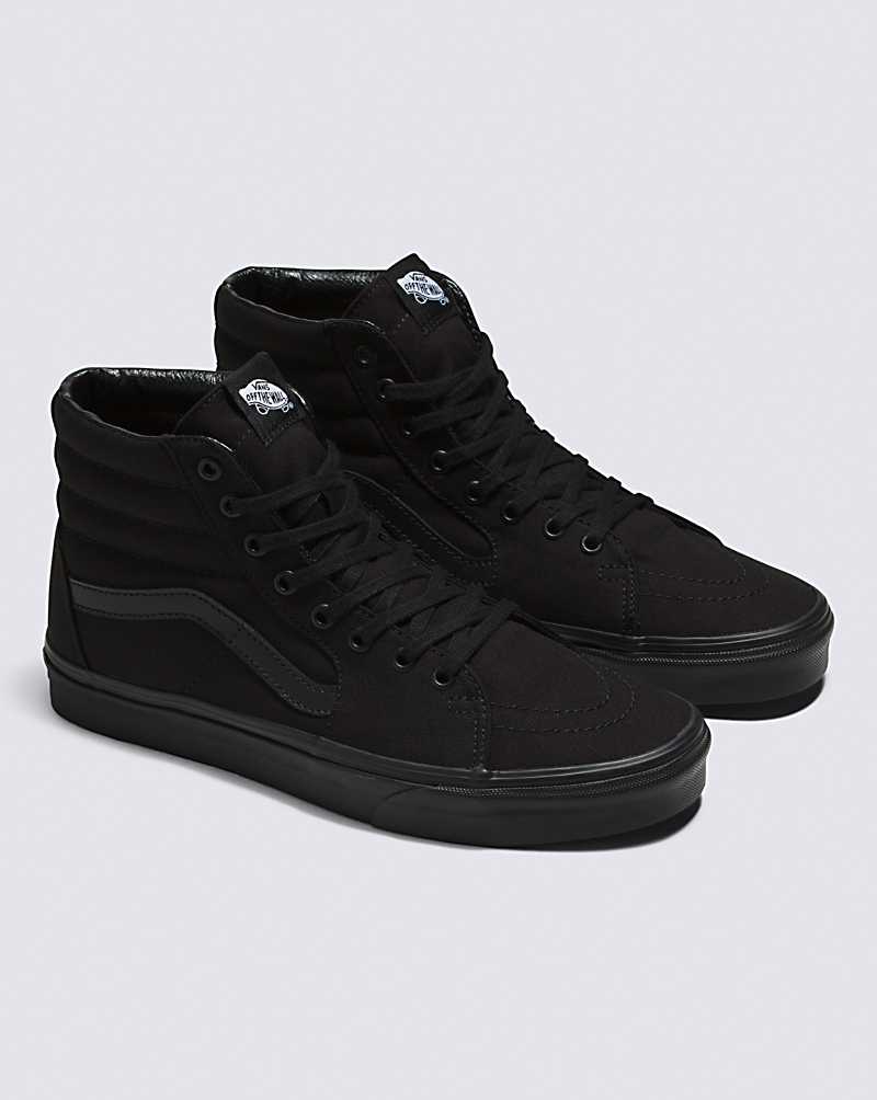 Vans SK8-Hi Classics Shoe Men High Top Sneakers Black / Black / Black | KZ1-5132