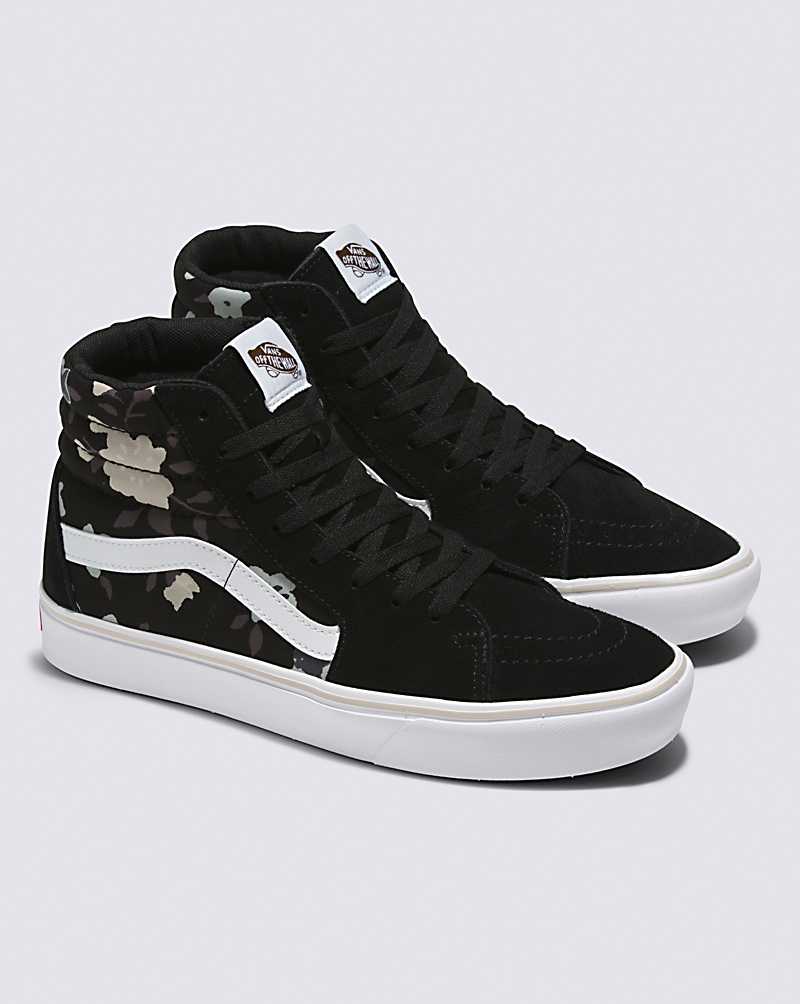 Vans SK8-Hi ComfyCush Shoe Women High Top Sneakers Black | TD1-7294