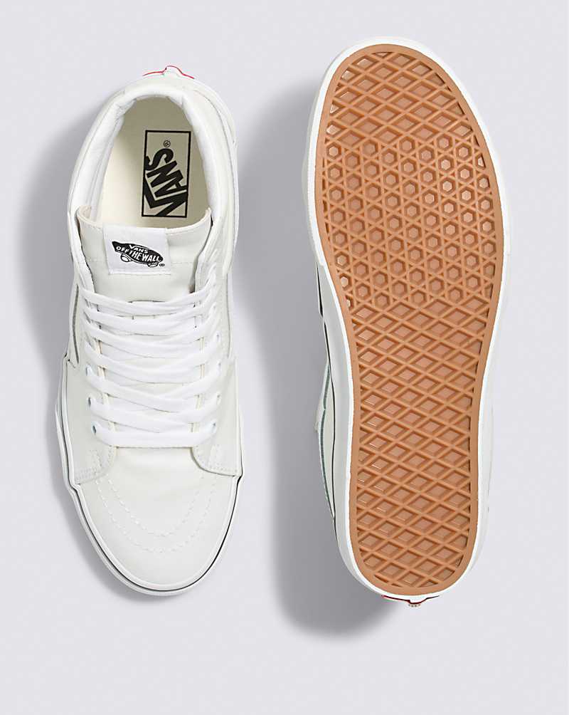 Vans SK8-Hi Glow Shoe Men High Top Sneakers White | QX1-7613