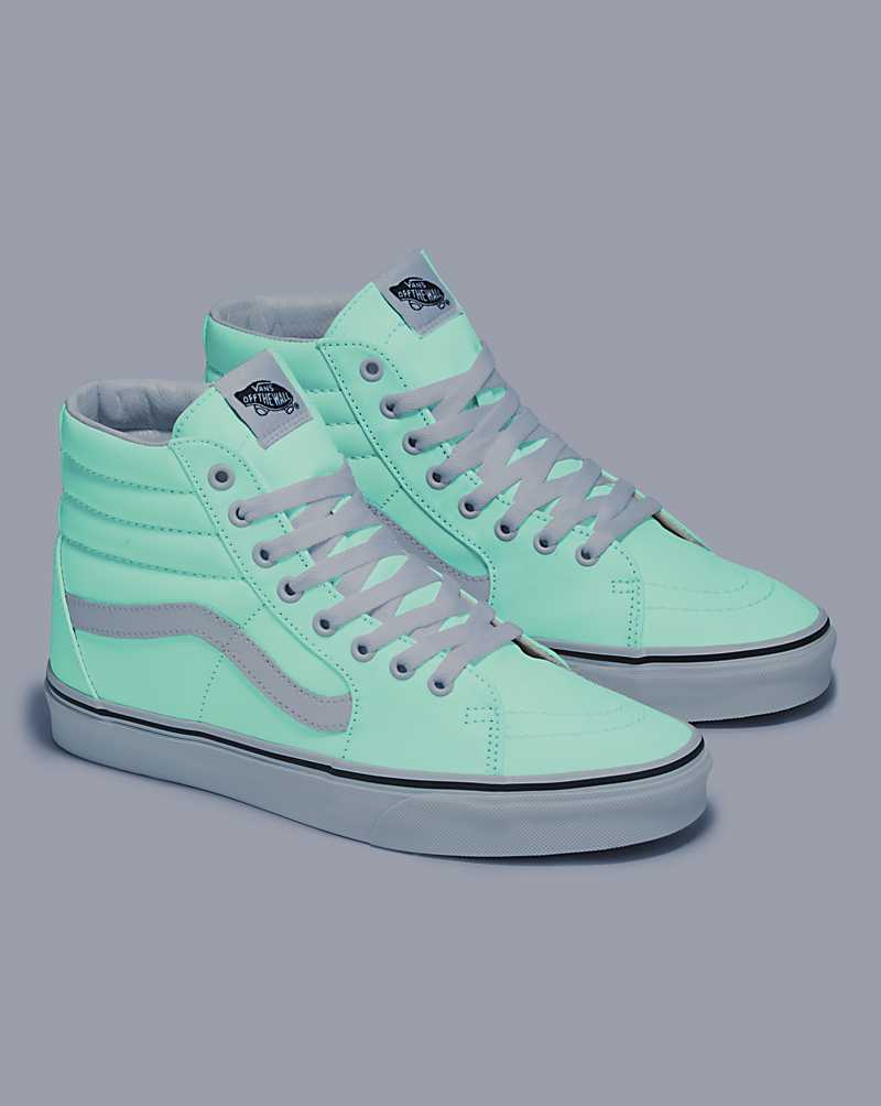 Vans SK8-Hi Glow Shoe Women High Top Sneakers White | EW1-8530