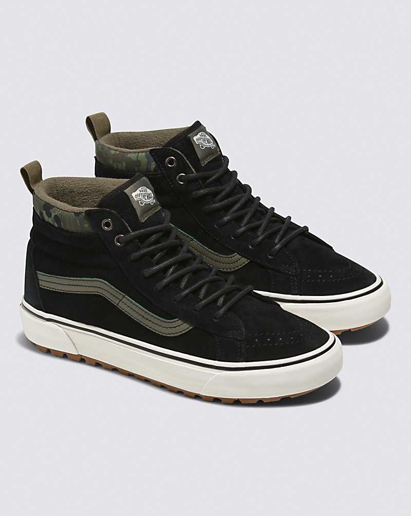 Vans SK8-Hi MTE-1 Shoe Men High Top Sneakers Camo Black / White | MB1-0139