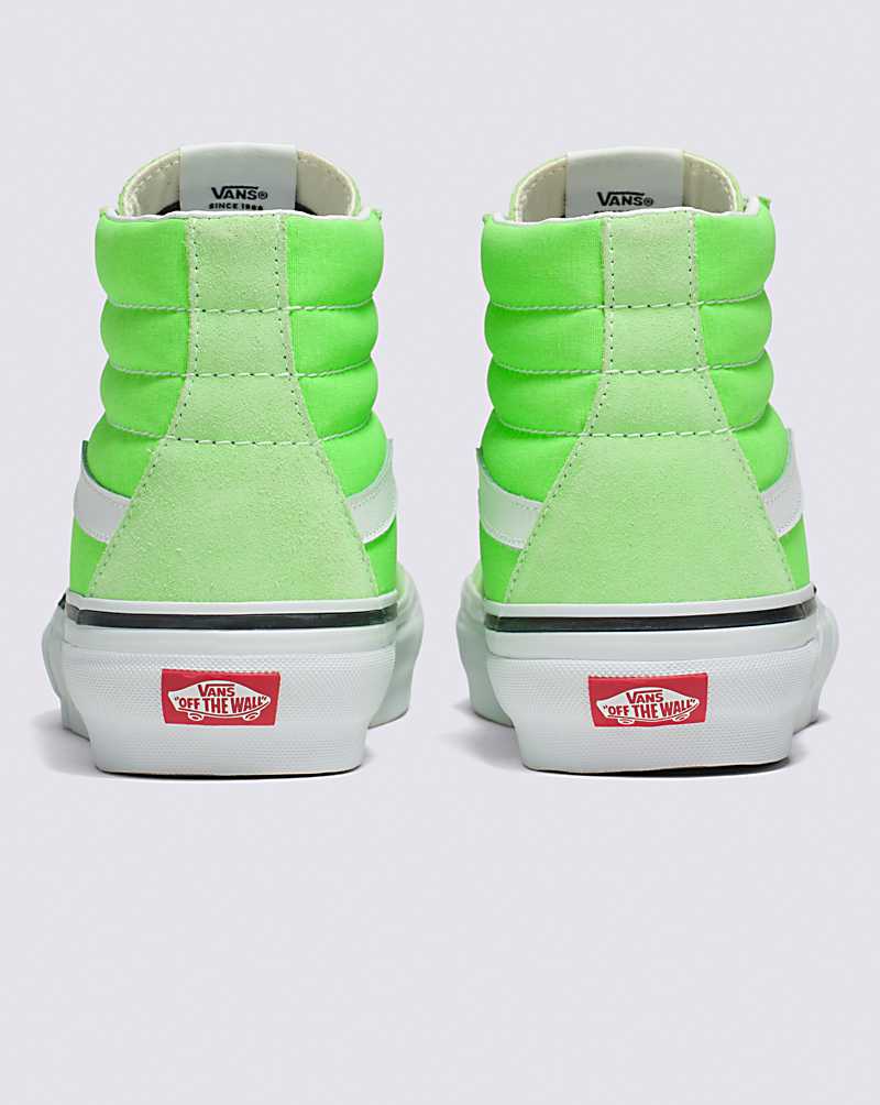 Vans SK8-Hi Rearrange Shoe Men High Top Sneakers Green / White | YU1-0708