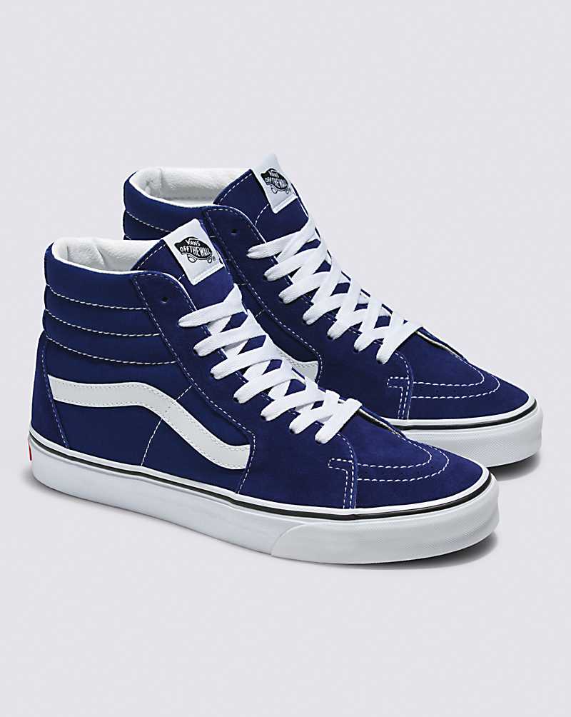 Vans SK8-Hi Shoe Men High Top Sneakers Blue | WG1-8845