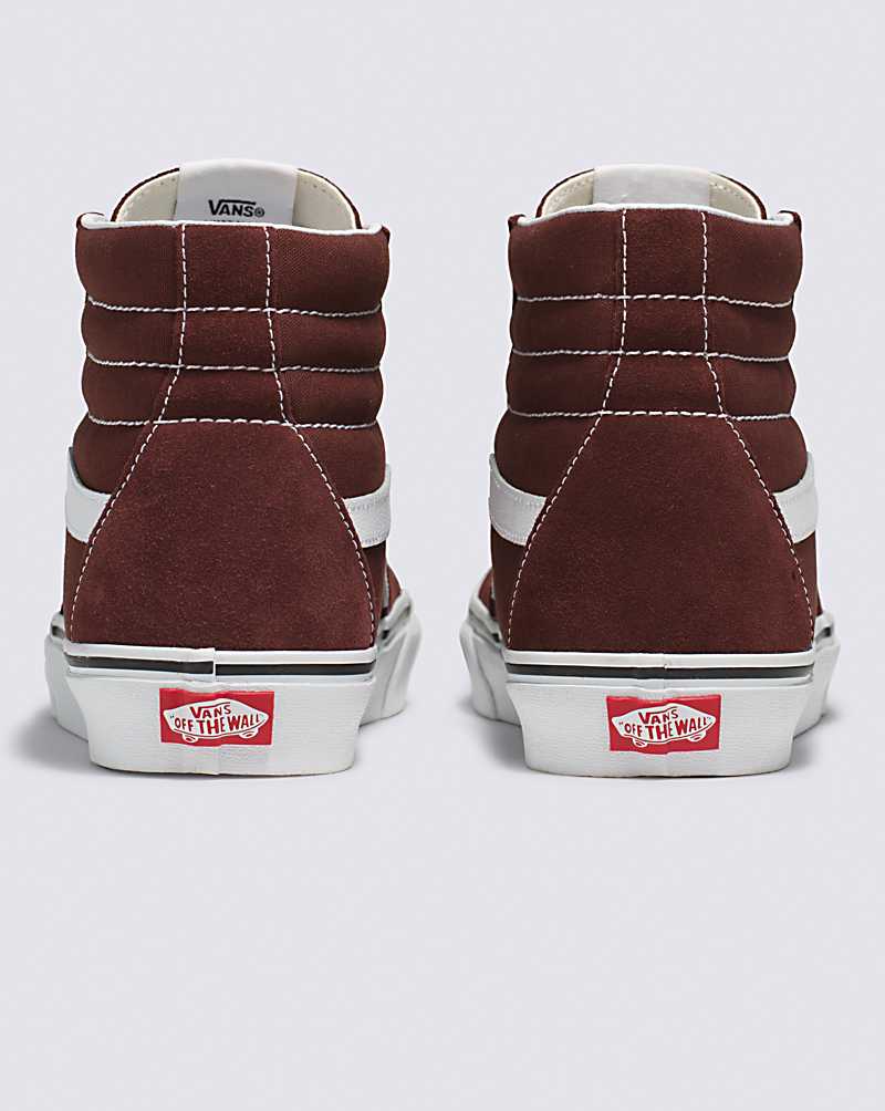 Vans SK8-Hi Shoe Men High Top Sneakers Chocolate | CH1-0315