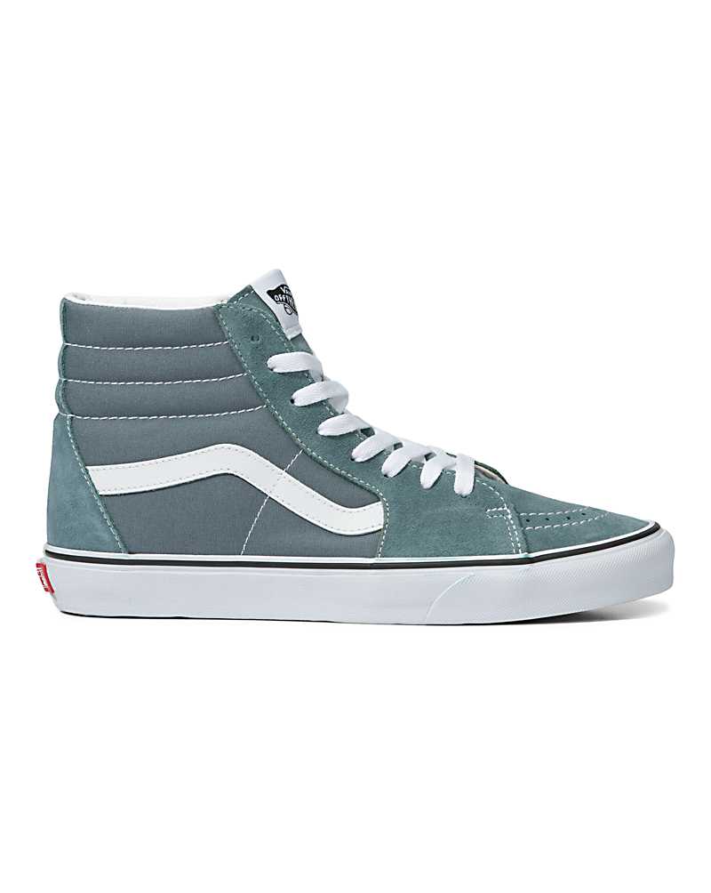 Vans SK8-Hi Shoe Men High Top Sneakers Grey Green | WA1-6896