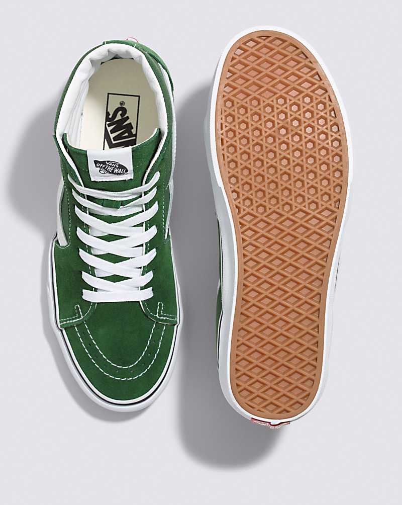 Vans SK8-Hi Shoe Men High Top Sneakers Green | ZZ1-8075