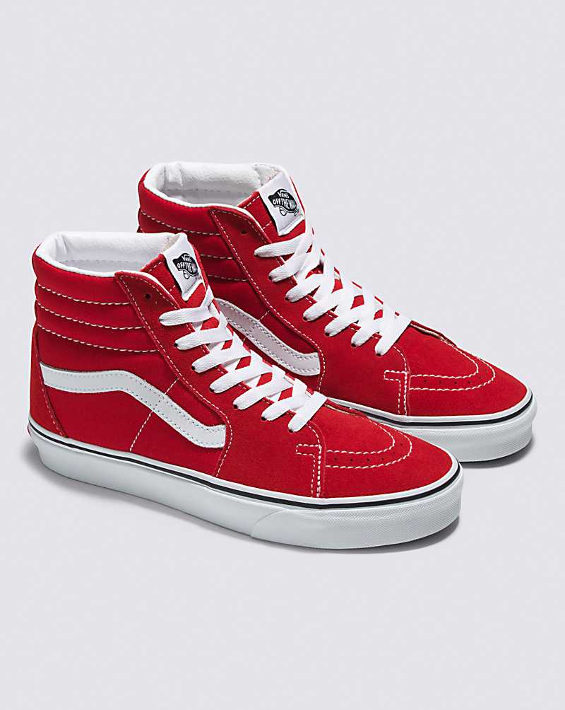 Vans SK8-Hi Shoe Men High Top Sneakers Red / White | GW1-3689