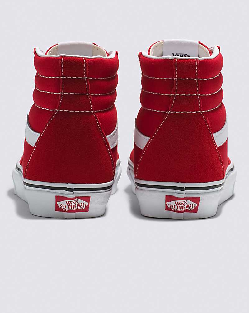 Vans SK8-Hi Shoe Men High Top Sneakers Red / White | GW1-3689