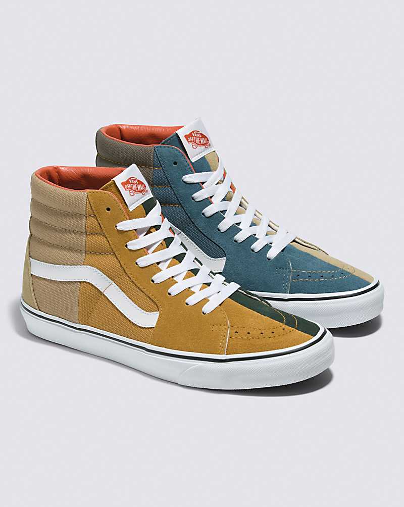 Vans SK8-Hi Split Duck Canvas Shoe Men High Top Sneakers Multicolor | VI1-3722