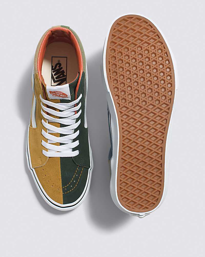 Vans SK8-Hi Split Duck Canvas Shoe Men High Top Sneakers Multicolor | VI1-3722