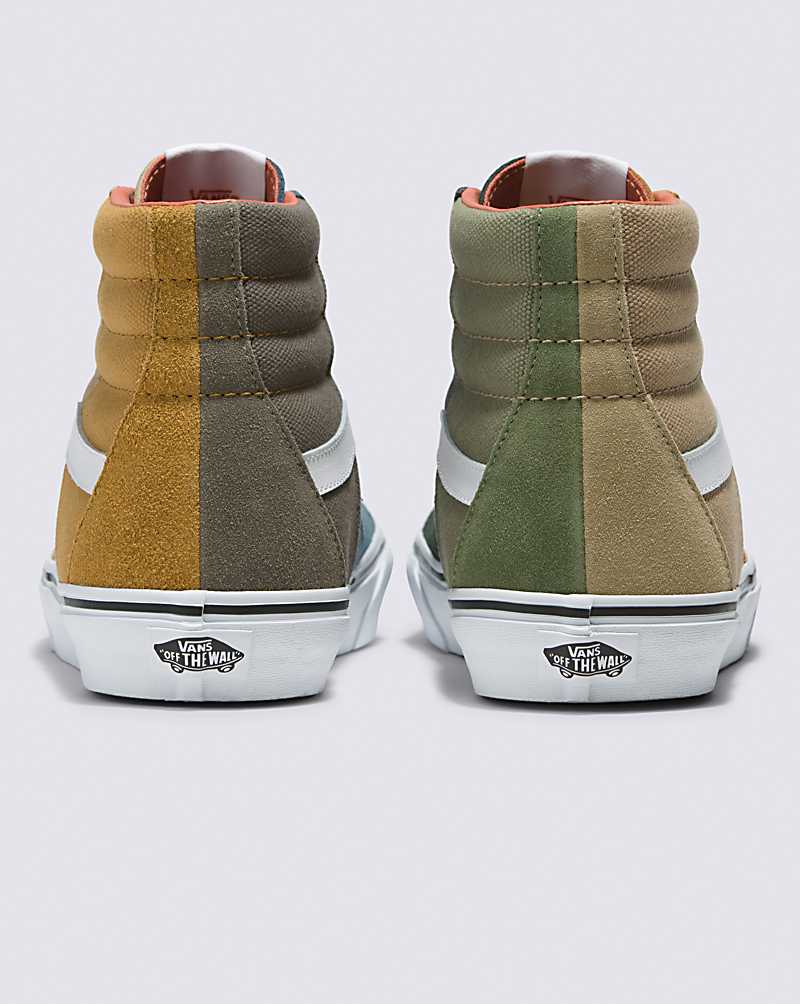 Vans SK8-Hi Split Duck Canvas Shoe Men High Top Sneakers Multicolor | VI1-3722