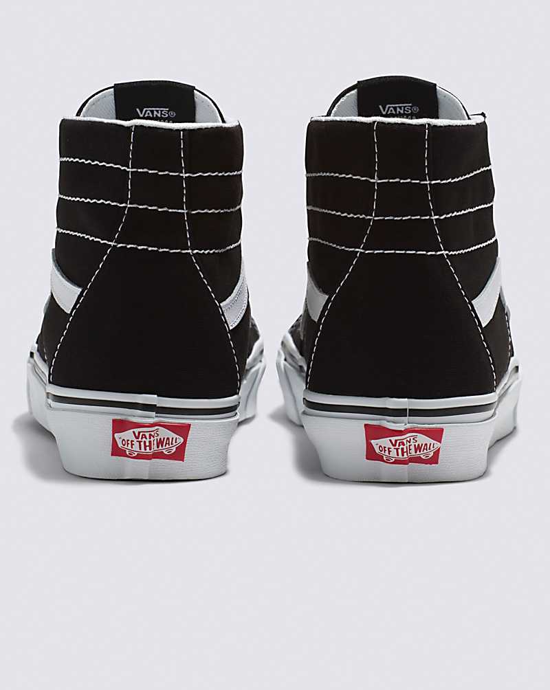 Vans SK8-Hi Tapered Canvas Shoe Women High Top Sneakers Black / White | HR1-9310