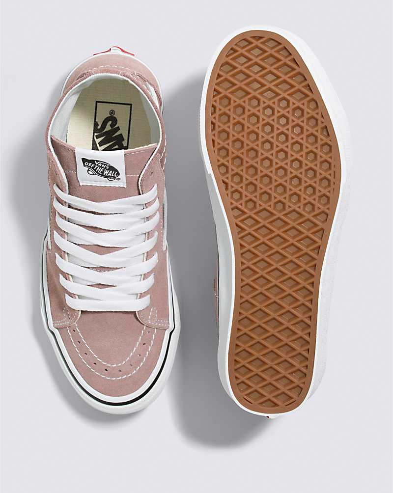 Vans SK8-Hi Tapered Shoe Women High Top Sneakers Light Coral | OP1-6282