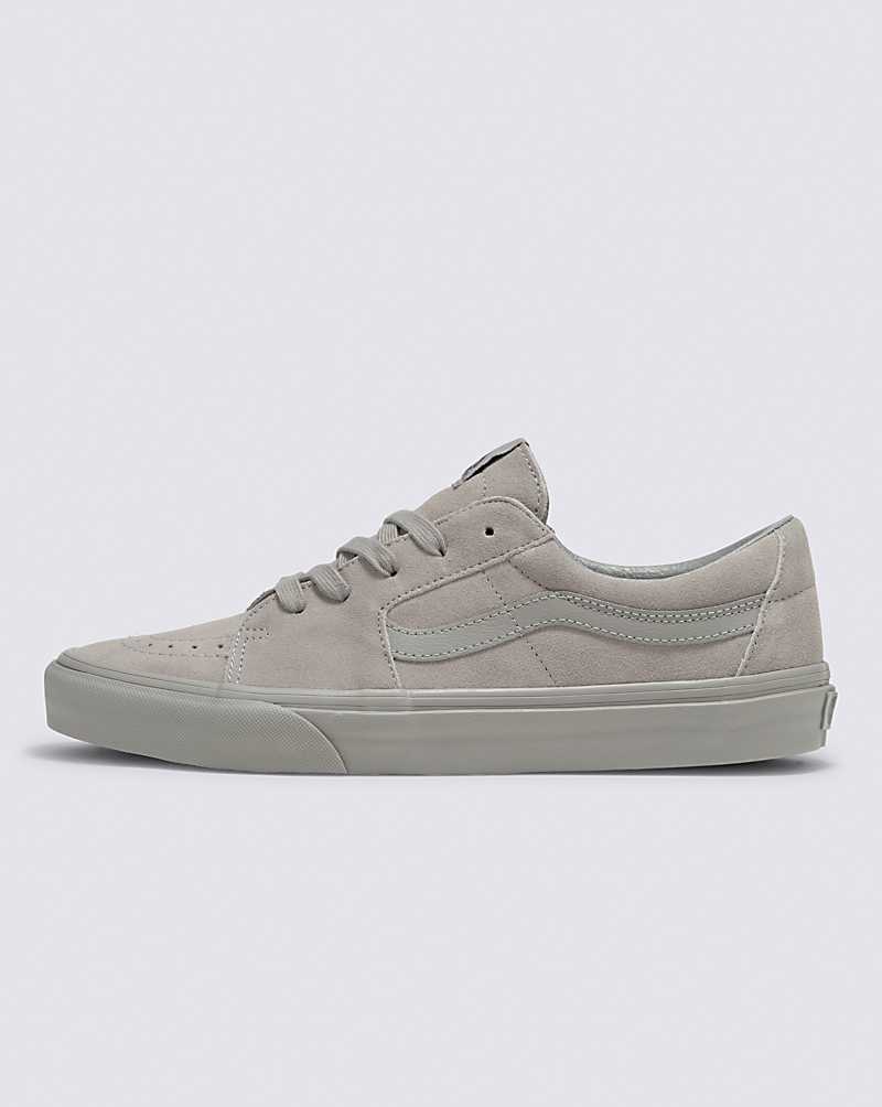 Vans SK8-Low Mono Suede Shoe Women Sneakers Grey | SE1-0826