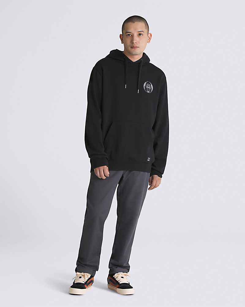 Vans Scar Pullover Men Hoodie Black | GV1-7631