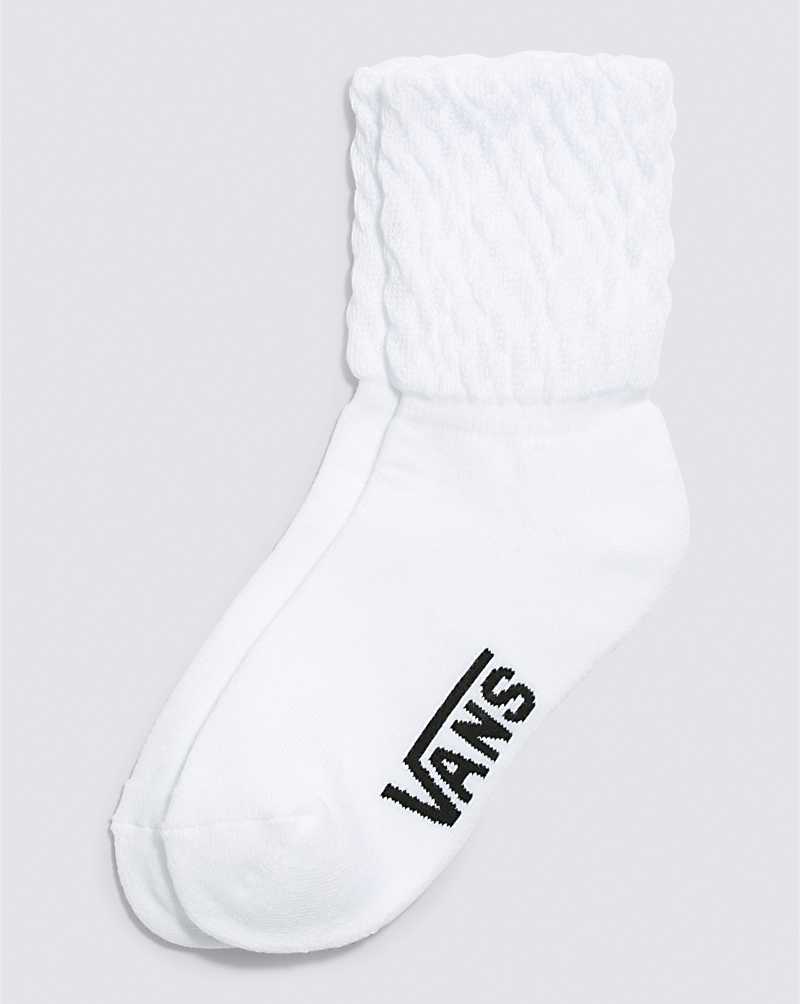 Vans Scrunch Crew Women Socks White | SP1-0820