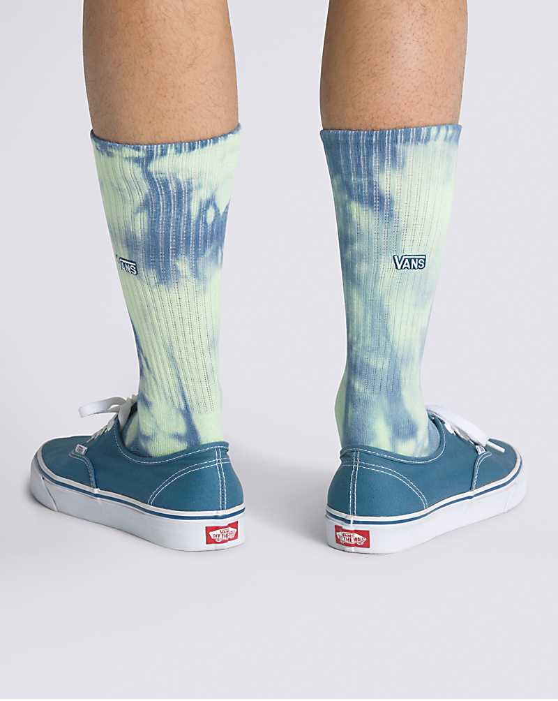 Vans Seasonal Tie Dye Crew Men Socks Navy | QA1-7813