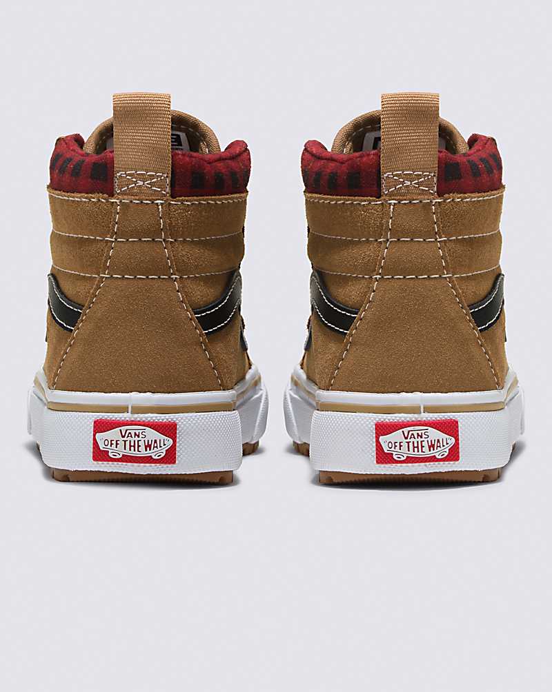 Vans Sk8-Hi MTE-1 Shoes Kids' High Top Sneakers Brown / Black | RM1-2825