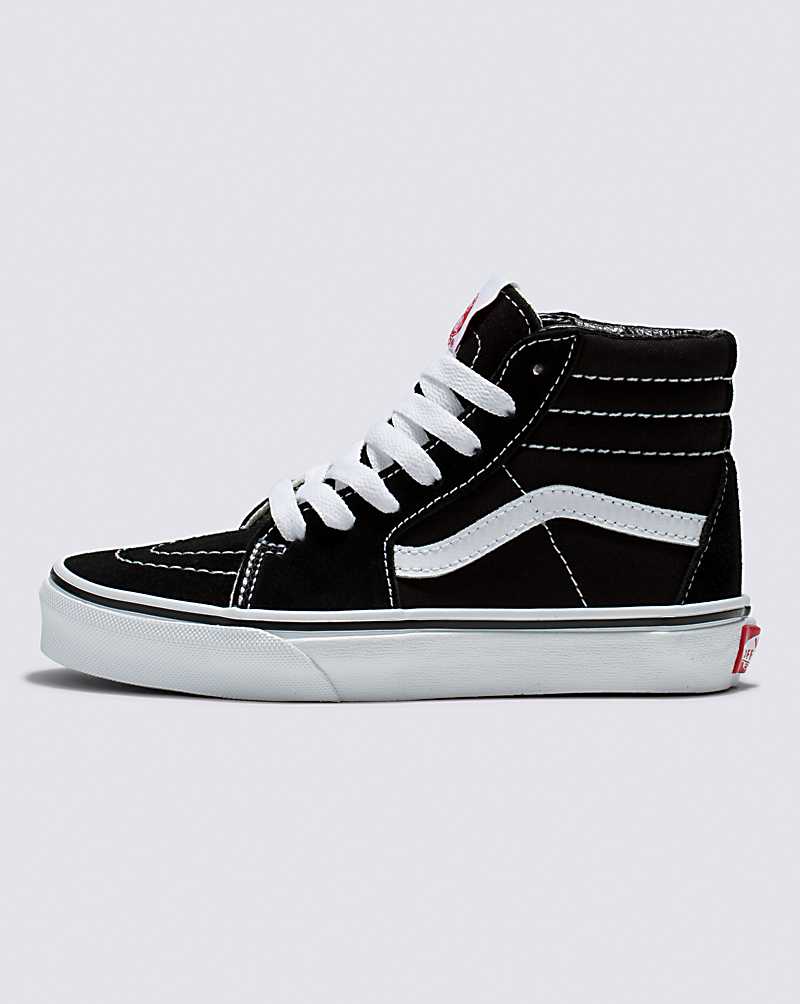 Vans Sk8-Hi Shoes Kids\' High Top Sneakers Black / White | GD1-1239