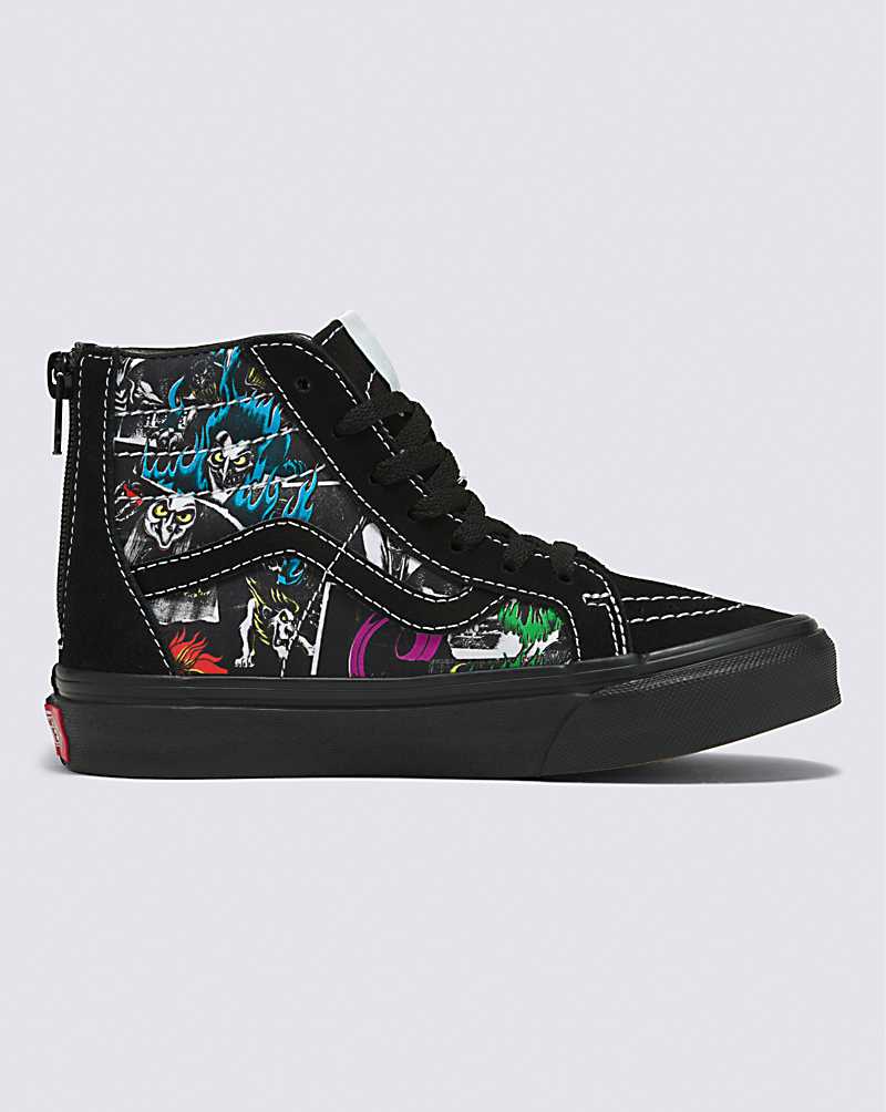 Vans Sk8-Hi Zip Shoe Kids' High Top Sneakers Multicolor | RV1-2864