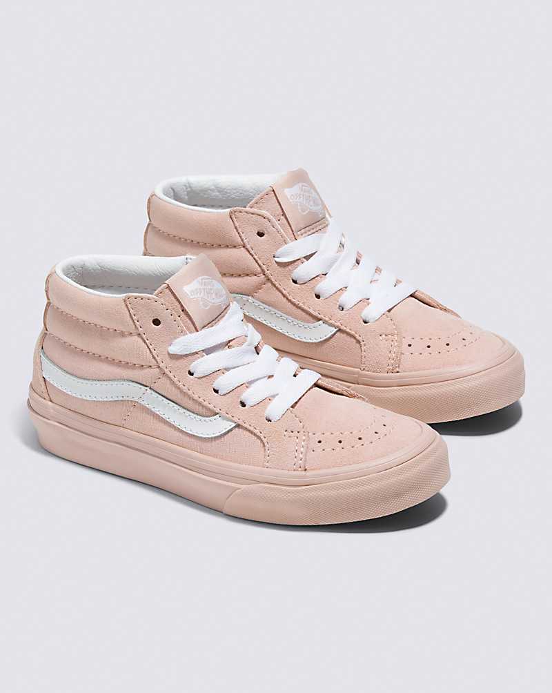 Vans Sk8-Mid Reissue Shoe Kids' High Top Sneakers Rose | NI1-0833