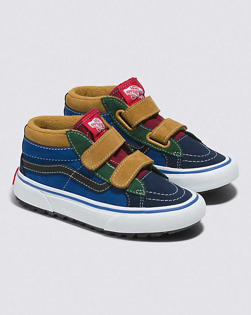 Vans Sk8-Mid Reissue V MTE-1 Shoe Kids' High Top Sneakers Multicolor / White | TM1-2925