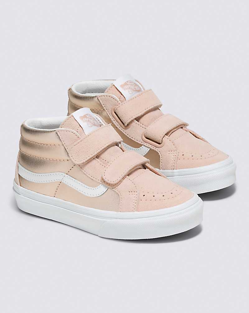 Vans Sk8-Mid Reissue V Shoe Kids' High Top Sneakers Rose Gold | HK1-5860